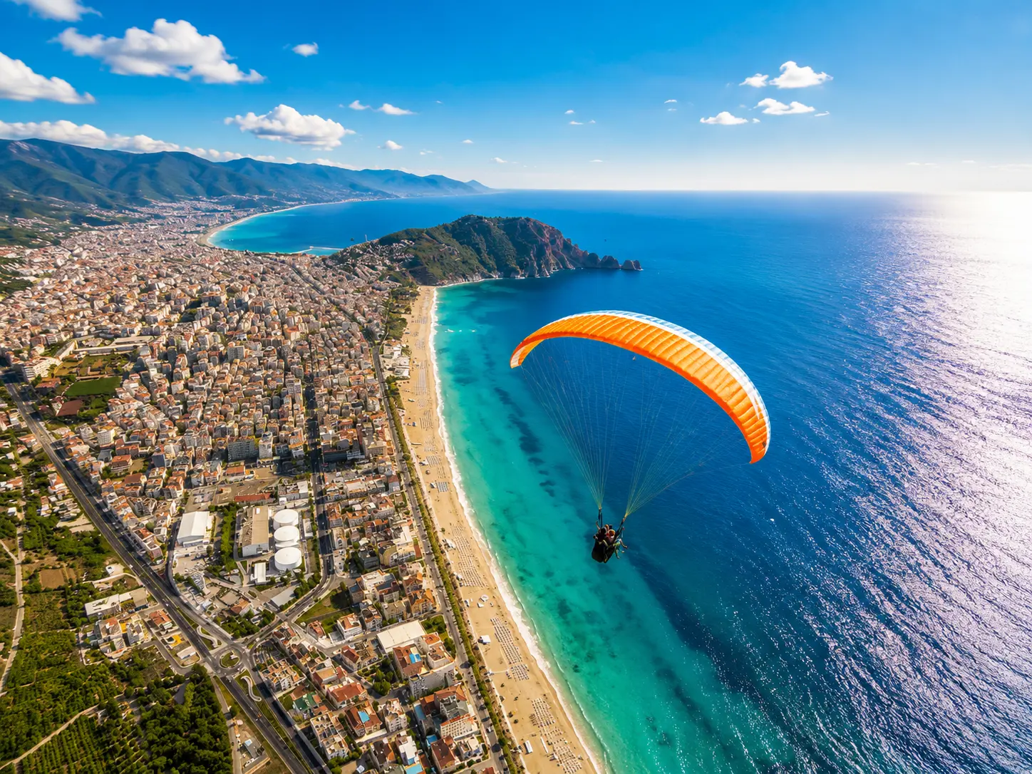 Tandem Paragliding Tour in Alanya with Hotel Transfers thumbnail