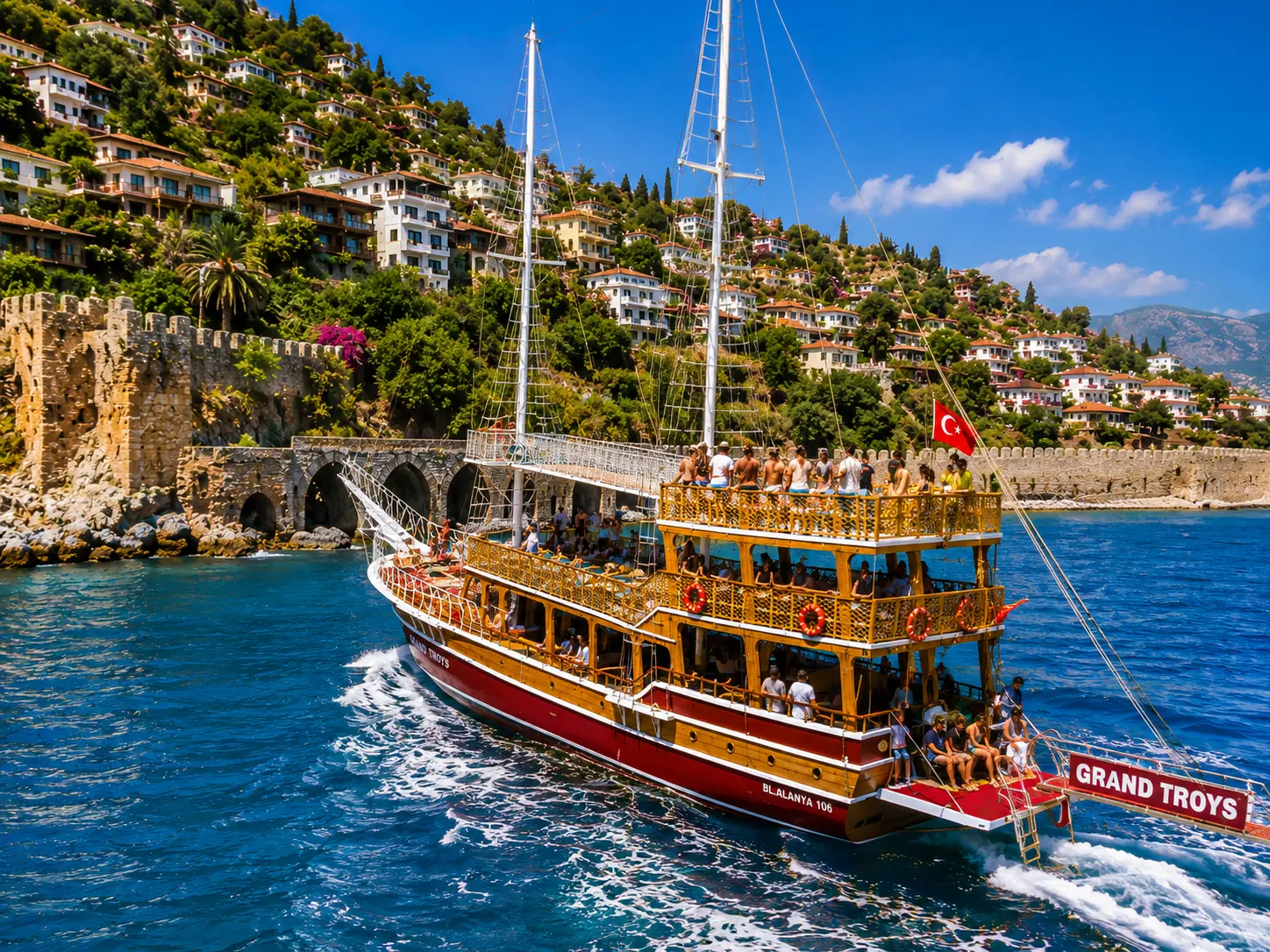 Group Boat Tour with Lunch in Alanya – No Alcohol thumbnail