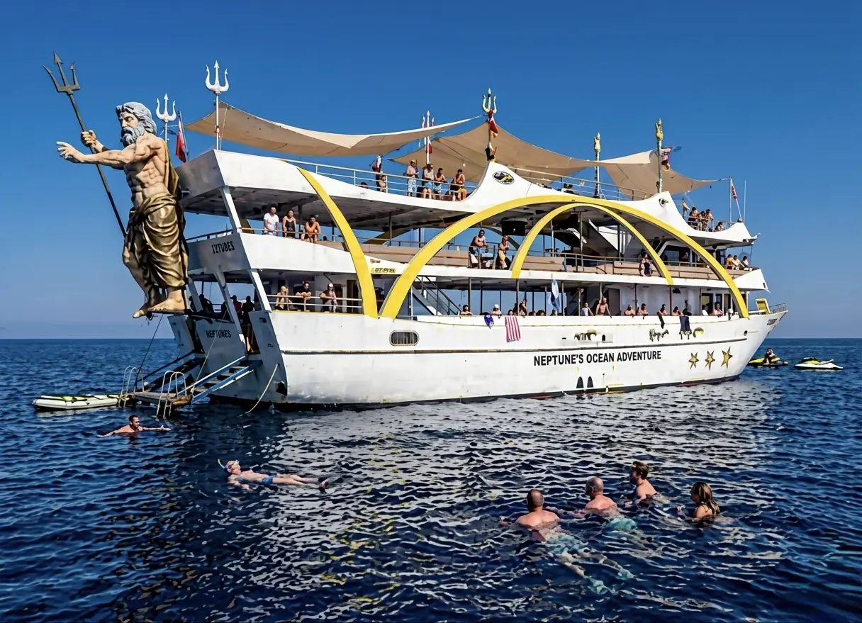 Antalya/Kemer Boat Tour with Lunch: Discover Hidden Caves & Stunning Bays thumbnail