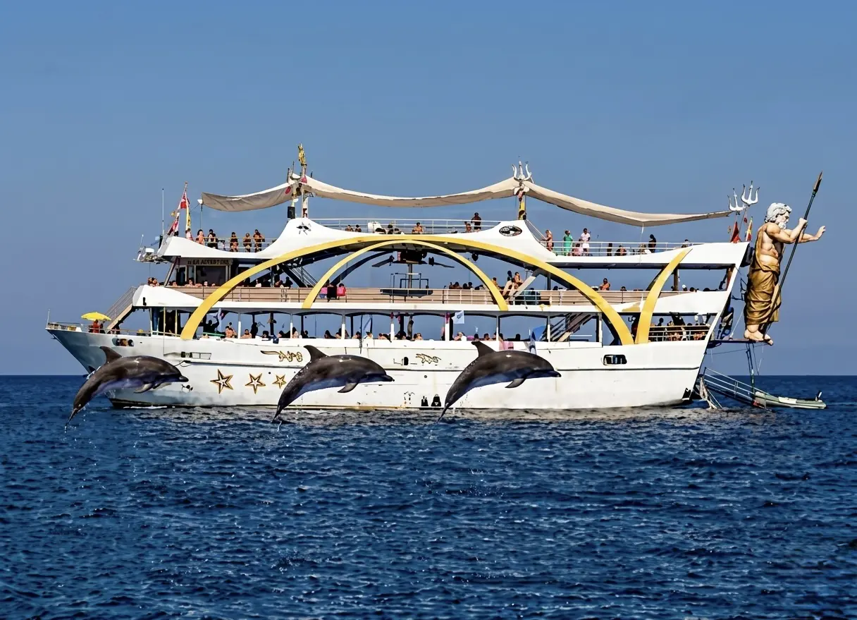 Antalya/Kemer Boat Tour with Lunch: Discover Hidden Caves & Stunning Bays thumbnail