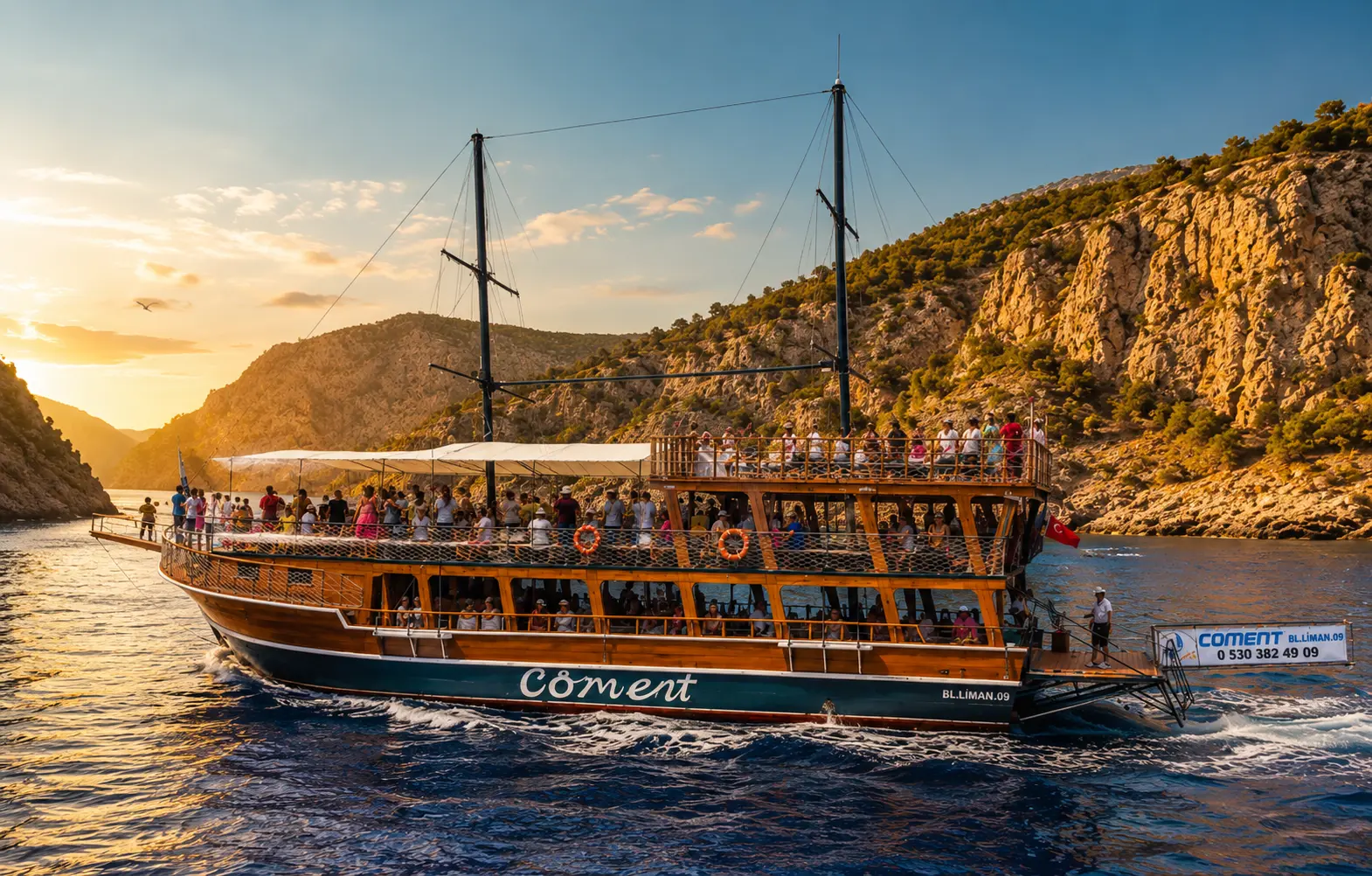 Full-Day Boat Tour from Mersin with Lunch and Transfer thumbnail
