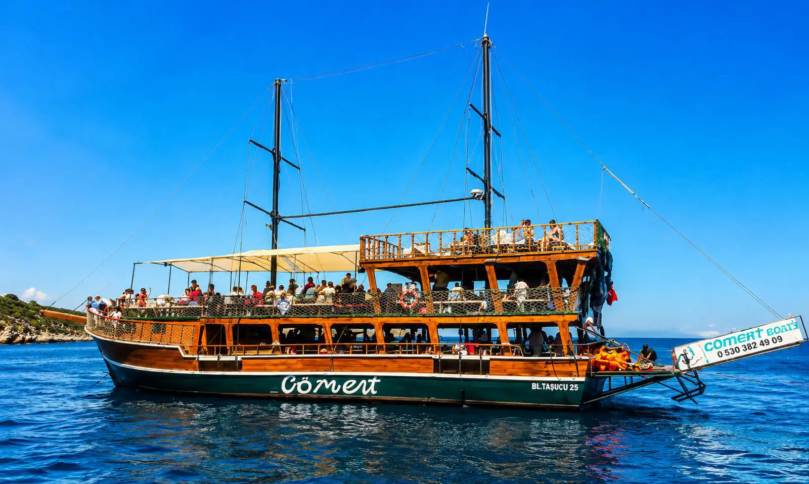 Full-Day Boat Tour from Mersin with Lunch and Transfer thumbnail