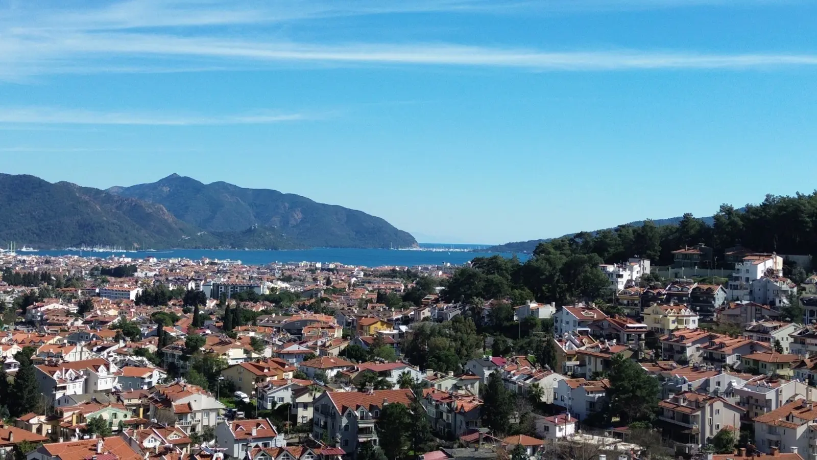 🏡 Marmaris Armutalan Sea & City View Detached Residential Zoning Land for Sale – 431 m² | High Investment Potential